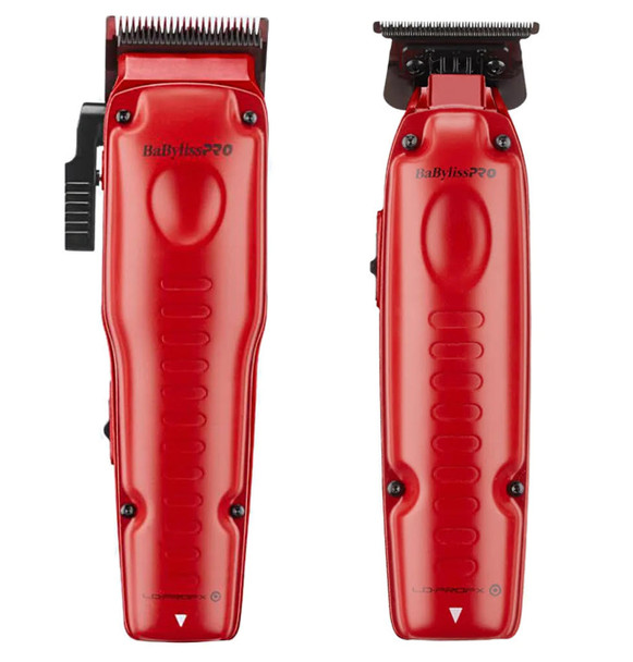 BaByliss LO-PRO FXONE Matte Red Cordless Clipper and Trimmer Duo