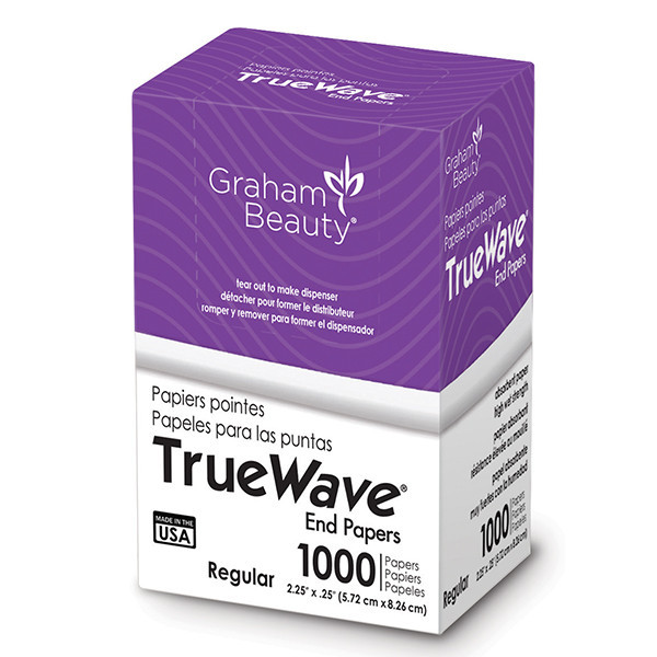 Graham Beauty True Wave End Paper Regular 2.25" x 3.25" 