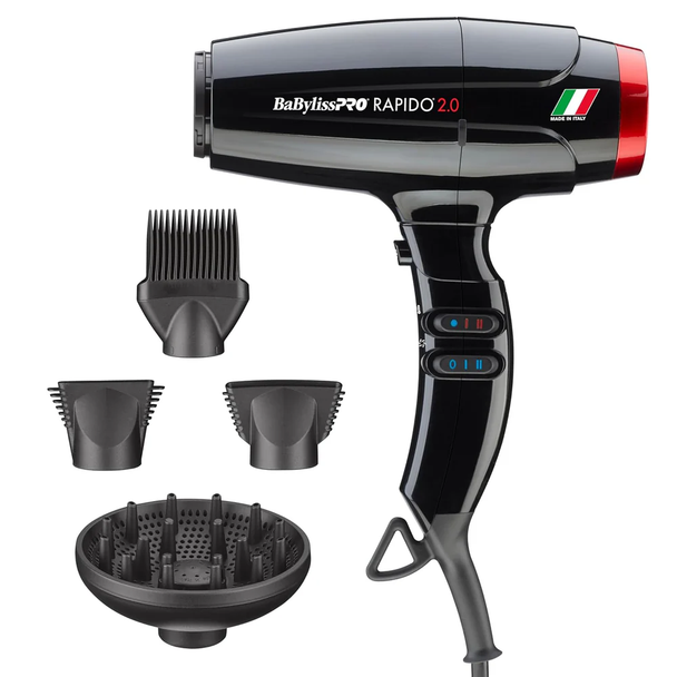 - BaBylissPRO Rapido 2.0 Ionic Dryer (BRAP2)