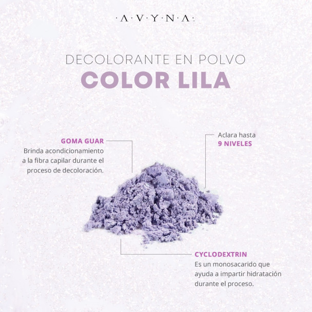 Avyna Purple Bleach Nine Level Packet 17oz