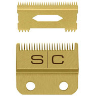 Stylecraft Gold Fixed Fade Clipper Blade with Gold Moving Slim Deep Tooth Blade