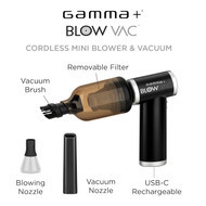 Gamma+ Blow Vac Cordless Mini Blower & Vacuum  