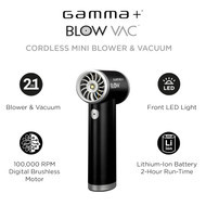 Gamma+ Blow Vac Cordless Mini Blower & Vacuum  