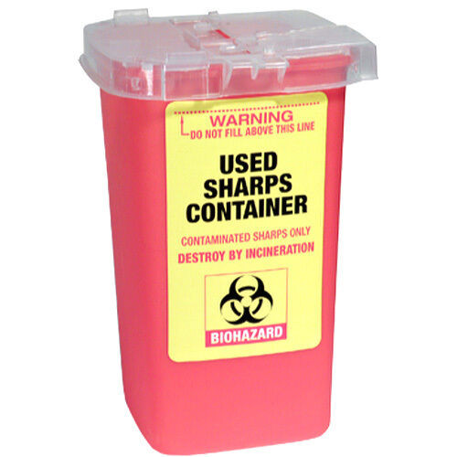 FantaSea Red Biohazard Sharps Container (FSC-5555)