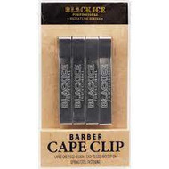 Black Ice Barber Cape Clip 4pc