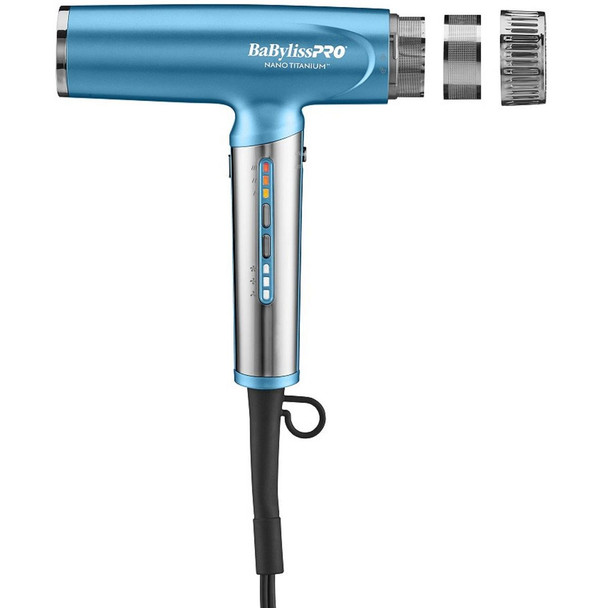 BaBylissPRO Nano Titanium High-Speed Hair Dryer Blue (BNTC9200)
