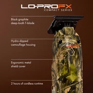 BaBylissPRO Limited Edition Camo LO-PROFX Compact Trimmer
