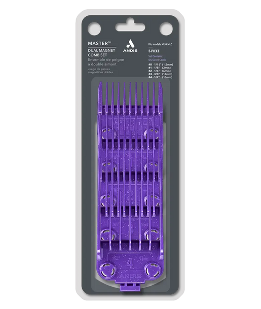 Andis Small Magnetic 5pc Attachment Set -01410 (AND-01410)