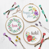 Embroidery Hoop Kit: Happy Place