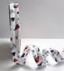 Red, Blue & Navy Sailboat Print on Textured Polycotton Bias Binding  - 18mm Width ( Sold By the Metre)