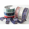 Sparkle Bee Ribbon on Navy - 25mm ( Sold By the Metre)