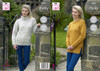 5289 - Sweaters Knitted in Chunky Tweed (71-76 - 112/117cm / 28/30-4446 in )