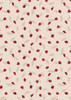 Ladybirds on cream - By Lewis & Irene - 100% Cotton - 44/5" -112cm width ( Sold per half metre