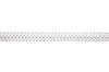White Gimp Braid Upholstery Trim, 15mm (3/8in) wide, Sold Per Metre