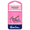 Hook and Bar: Extra Small: Nickel: Pack of 3