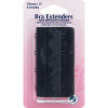 Bra Back Extenders - Black - 4 Hook/75mm