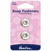 Sew-On Snap Fasteners - Silver - 18mm