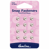 Sew-On Snap Fasteners - Silver - 7mm