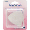 Tailors Chalk Triangle - white (3pc)