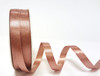 Rose Gold/Copper Metallic Sparkle Satin Ribbon, 10mm wide (Sold Per Metre)
