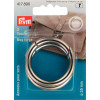 Silver Coloured 35mm Bag Rings (2pc)