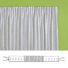1" Rufflette Curtain Tape (Sold Per Metre)