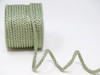 Soft Sage Green Woven Satin Crepe Cord, 6mm wide (Sold Per Metre)