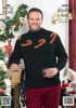 3809 Mens & Ladies Christmas Jumper DK Knitting Pattern Size: 28/30" - 44/46"