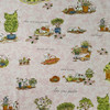 Cats in the Garden Cotton Fabric, 112cm/44in wide, Sold Per HALF Metre