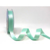 Aqua Satin Ribbon, 25mm wide, Sold Per Metre