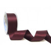 Burgundy Satin Ribbon, 38mm wide, Sold Per Metre