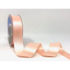 Pale Peach Satin Ribbon, 25mm wide, Sold Per Metre