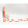 Peach Satin Ribbon, 6.5mm wide, Sold Per Metre