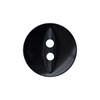 Black Fisheye Baby Buttons - Available in 4 Sizes (Sold Individually)