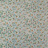 Pond Flower Green & Purple Cotton Fabric, 112cm/44in wide, Sold Per HALF Metre