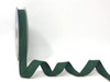 Bottle Green Cotton Blend Tape, 14mm wide, Sold Per Metre