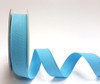 Turquoise Cotton Blend Tape, 25mm wide, Sold Per Metre