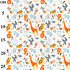 Wild Animals 100% Cotton Fabric, 150cm/60in wide, Sold Per HALF Metre