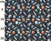 Space Adventure 100% Cotton Fabric, 150cm/60in wide, Sold Per HALF Metre