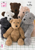 9134 Toy Teddy Bear DK Knitting Pattern