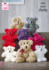 9096 Toy Joseph the Bear Tufty Super Chunky Crochet Pattern