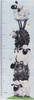 Woolly Heights Sheep Height Growth Chart Quilting Panel