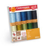 Thread Set: Natural Cotton C. No.50: 10 x 100m: Colour Assortment 5