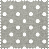 Grey Linen Polka Dot Knitting Pin Roll *FILLED* with Bamboo Knitting Pins (3mm to 6mm)