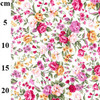 English Garden Pink Floral 100% Cotton Poplin Fabric, 110cm/44in wide, Sold Per HALF Metre