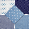 Blues Cotton/Linen Blend Fat Quarter Fabric Bundle, 5 Pieces