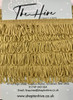 Antique Gold Fringing with Plain edge- 25m/1inch ( Sold By The Metre)