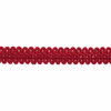 Red Gimp Braid Upholstery Trim, 15mm (3/8in) wide, Sold Per Metre