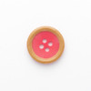 Cerise 4 Hole Buttons, 20mm Diameter (Sold Individually)