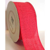 Watermelon 50mm Burlap with Wired Edge Sold By The Metre)